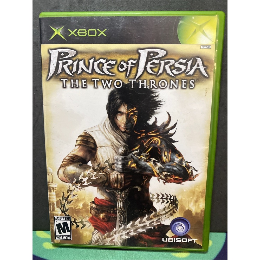 Prince of Persia: The Two Thrones Original XBOX CIB Complete in Box Very Good